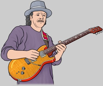エレクトリックギター／カルロス・サンタナ (Carlos Santana)