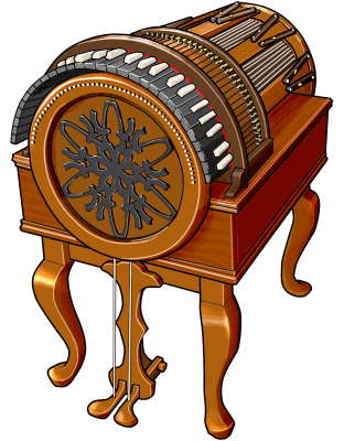zC[n[v Wheel harp