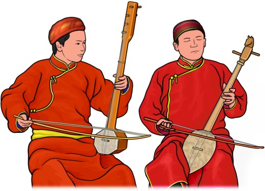 トゥバの楽器：ビザーンチ と イギル