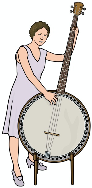 Mu\ x[XoW[ Gibson bass banjo