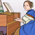 @[WȋOɍ鏗 (Lady Seated at a Virginal)