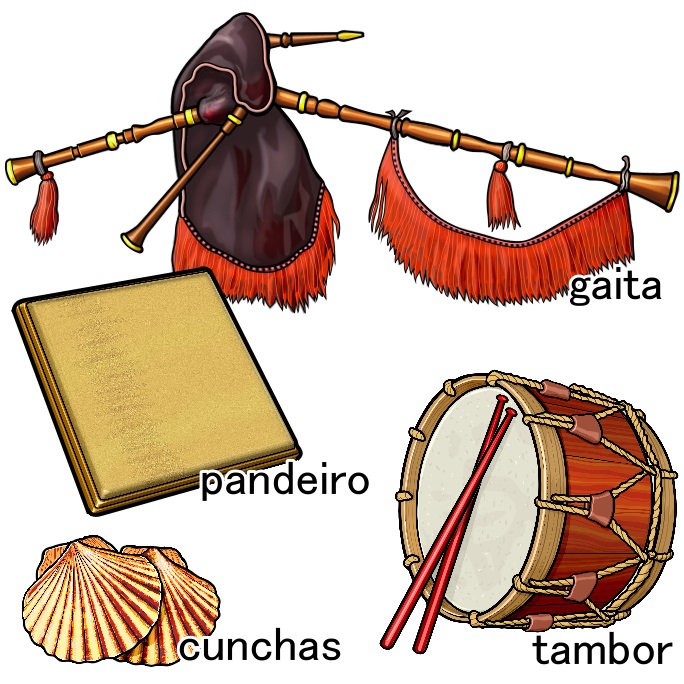 スペイン・ガリシア地方の楽器