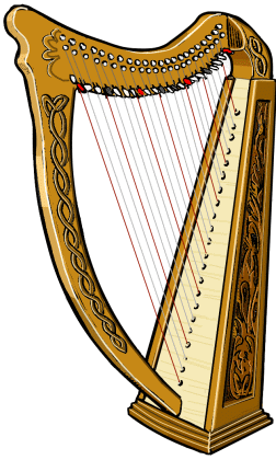 アイリッシュ・ハープ irish harp