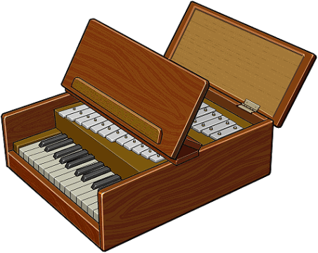鍵盤付きのグロッケンシュピール　Keyboard Glockenspiel