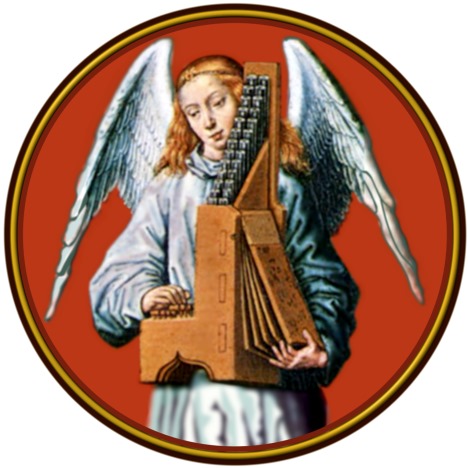 ハンス・メムリンクの絵画 / ポルタティーフ・オルガンを演奏する天使