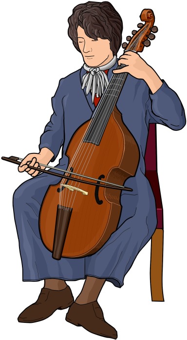 ヨーロッパの古楽器：ビオラ・ダ・ガンバ viola da gamba