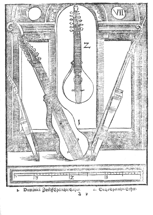Syntagma Musicum - Theatrum Instrumentorum / stringed instrument