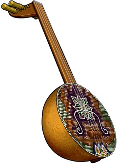 インドネシアの弦楽器：チェクントルン