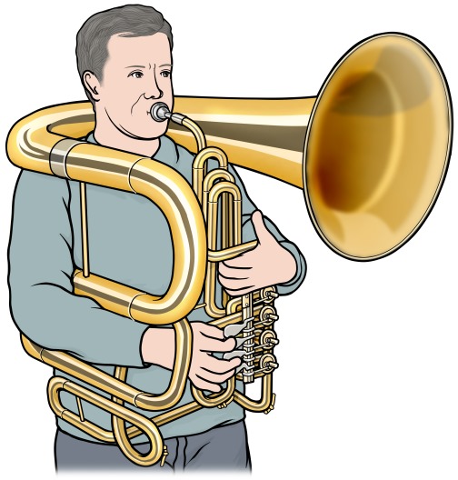 python tuba player